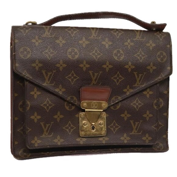 LOUIS VUITTON Monogram Monceau 28 Hand Bag 2way - Picture 1 of 16